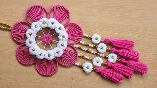 Bangle Wall Hanging - DIY Wall Decor Craft - Old Bangles Craft Idea - Craft Ideas - DIY Home Decor 