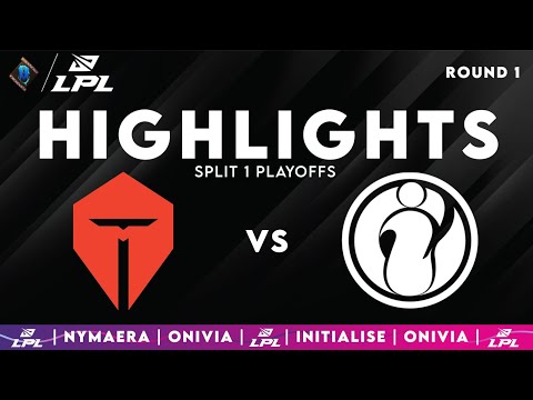 TES vs IG Highlights ALL GAMES | LPL Split 1 Playoffs 2025 | Top Esports vs Invictus Gaming