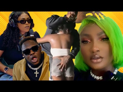 Medikal dates older women but still acts childish-Abena Moet,Eri reacts to he squeez!ng a fan’s butt