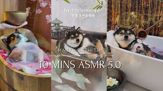 【10-Minute ASMR 5.0】Manyu Bath in Vibes - Immersive Relaxation