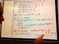 Factoring Techniques and Concepts