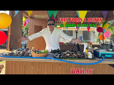 ANG UNANG PAGLALAKBAY NG BAHAY NI BOSS REY, FREE FOODS & DRINKS.