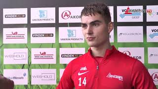Screenshot van video Jurriaan Seppenwoolde: "Wij hadden het meeste recht op de overwinning" | Excelsior'31 - Staphorst
