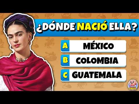 ADIVINA Donde NACIERON Estos PERSONAJES FAMOSOS! Test/Trivia/Quiz