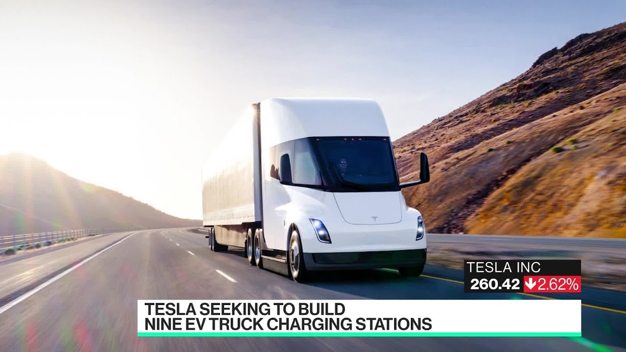 Tesla wants to build a 0 million truck charging network from Texas-to-California