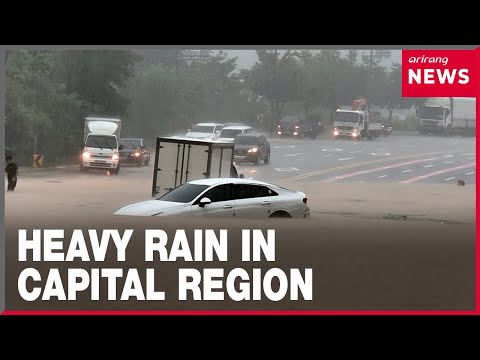 YouTube video thumbnail: Three Killed in Heavy Rain in South Korea's Capital Region