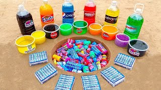 COCA COLA VS CAR, Crushing Crunchy & Soft Things by Car + Mentos Underground!