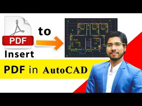 Inserting PDF in AutoCAD | How to Convert PDF into...