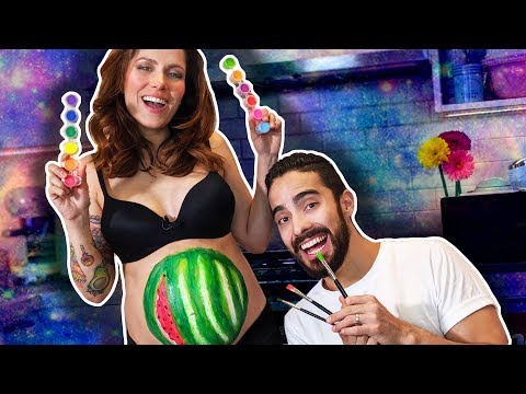 MI ESPOSO ME PINTA LA PANZA - 31 SEMANAS EMBARAZADA | DACOSTA'S BAKERY