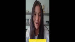 Emma very happy, got a message from her idol Simona Halep