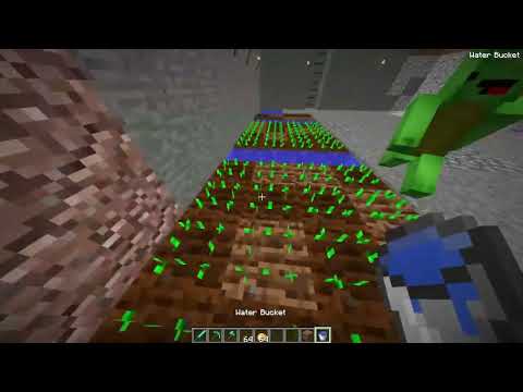 Mikey and JJ VS EPIC TSUNAMI in SECRET Bunker in Minecraft   Maizen Mizen