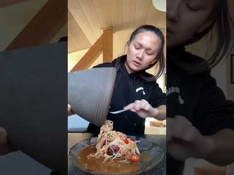 เอาหัวไชเท้าตำแทนมะละกอ รสชาติมันได้หรอ? อย่าหาทำขมคอสุดๆ🇩🇪 อยู่ต่างประเทศไม่ง่ายเลย🥹😢