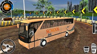 Real School Bus Driving 3D - Offroad Bus Driver 2025 - Android Gameplay