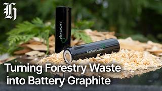YouTube video thumbnail: The New Zealand Company Turning Forest Waste Into EV Battery Graphite