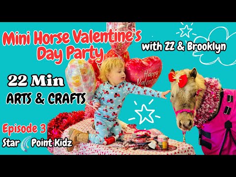 Miniature Horse Valentine's Day Party | Decorate cupcakes with us!
