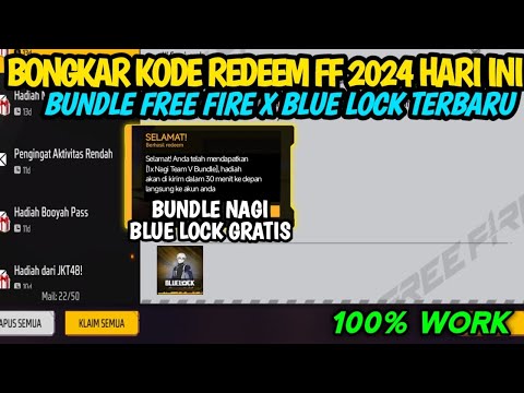 KODE REDEEM FF!! KODE REDEEM FREE FIRE TERBARU 18 November 2024 HARI INI‼️