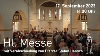 Verabschiedung von Pfarrer Hansch am 17.09.2023 | kath. Pfarrei St. Bonifatius Wernigerode