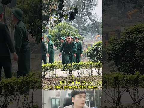 Niềm vui khi hậu phương đến thăm chú bồ đội