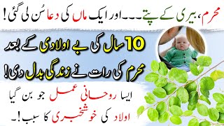 10 Saal Se Beaulad Maa Ki Muharram Ki Raat Qubool Hui Dua | Beri Ke Pattay Ka Rohani Amal