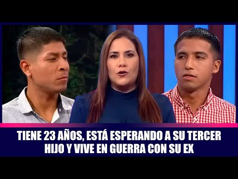Tiene 23 años, está esperando a su tercer hijo y vive en guerra con su ex