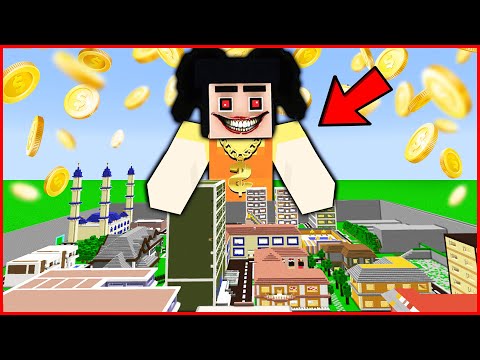 SQUİD GAME TÜM ŞEHRİ SATIN ALDI! 🤑 - Minecraft ZENGİN FAKİR HAYATI