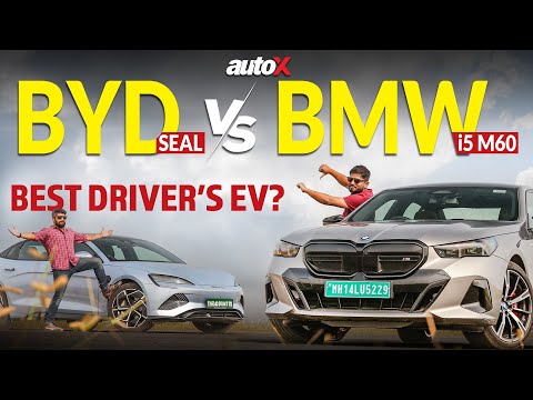 BYD Seal vs BMW i5 M60 | Fast Family EVs Compared on Road And Track Tested | 2025 India | autoX