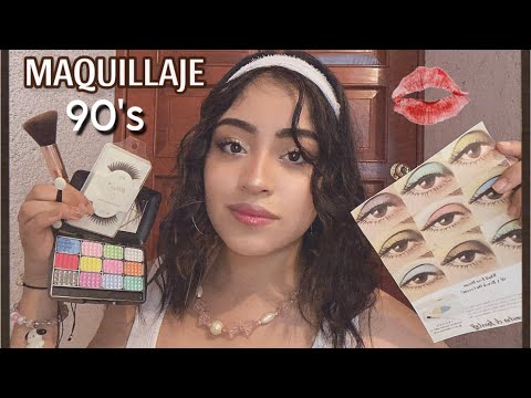 ASMR te maquillo en los 90’s 💄