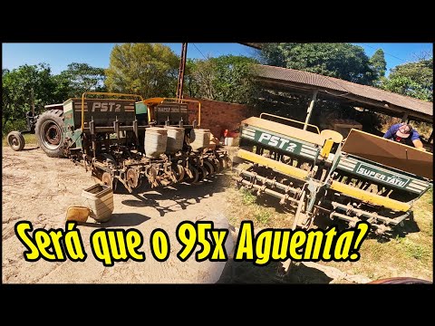 VAMOS PLANTA O NOSSO MILHO PRA SILAGEM COM NOSSO MASSEY FERGUSON 95X TURBO! BUSCANDO A PLANTADEIRA!