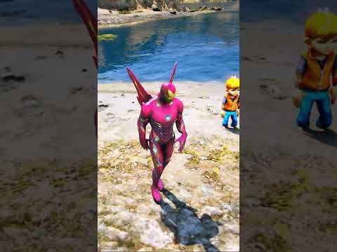 IRONMAN SON DRINKS POISON WATER ? #gta5 #shorts