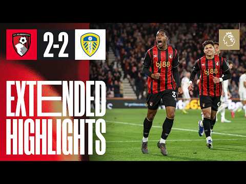 Temps forts du match Bournemouth - Leeds United