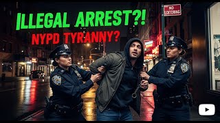 Female Tyrant NYPD Cops Illegal Arrest For Being In Public