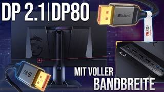Läuft dein Monitor WIRKLICH mit voller Bandbreite? ⚠️ DisplayPort 2.1 & DP80 UHBR20 im Check!
