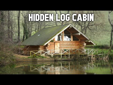 Sleeping in a Log Cabin in the English Countryside