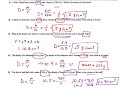 Density and Volume Calculations