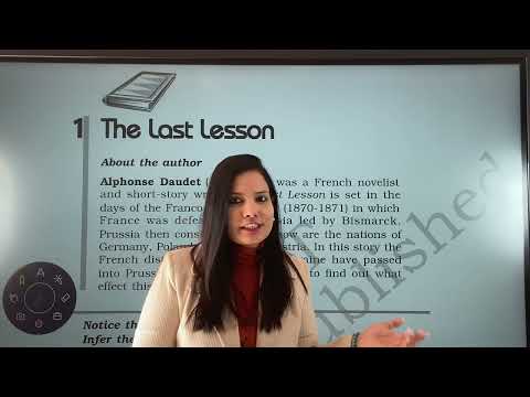 Class 12 English : The Last Lesson (Full Chapter) Line by Line || The Last Lesson