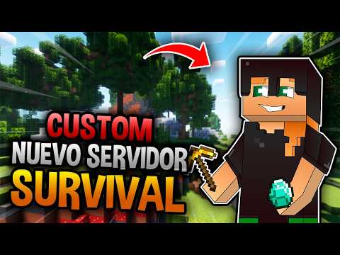 ✨ NUEVO Servidor SURVIVAL CUSTOM para Minecraft PE 1.21.93 (BEDROCK & JAVA) ✅ Minecraft Server 2025
