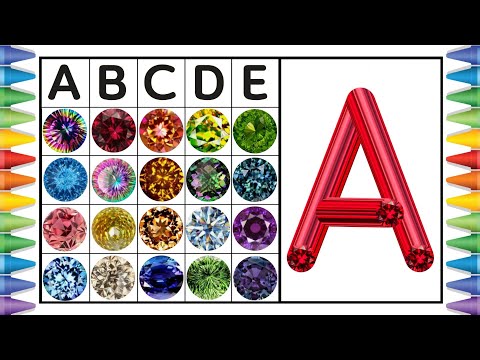 [알파벳 놀이] 유아와 어린이를 위한 ABCD 대문자 A부터 Z까지 쓰기 | Kids Alphabet A to Z | abc song | a for apple | abcd song