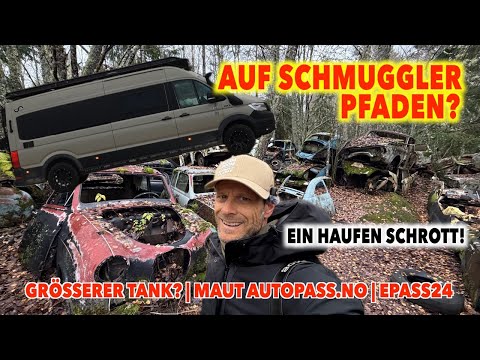 #1278 ALLES SCHROTT! UNTERWEGS AUF SCHMUGGLER PFADEN? Tiefer Wald: Autofriedhof | Schwenden/Norwegen