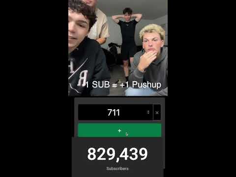 1 SUB = 1 PUSHUP !!!