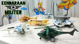 Unboxing Mainan Militer Helikopter, Kapal, Pesawat jet, Mobil Balita. Military helicopter plane, jet