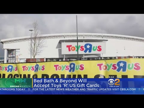 Bed, Bath & Beyond will exchange your Toys 'R' Us gift...