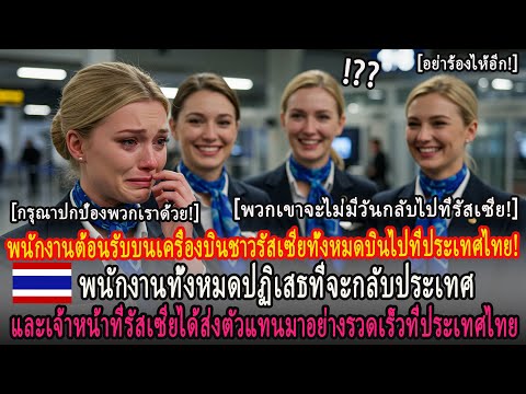 แอร์โฮสเตสรัสเซียมากประสบการณ์เยือนไทยครั้งแรก!ช็อกทักแม่บ้านในสนามบิน เสียน้ำตา
