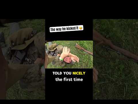He should have dropped it 👀 | WW2 reenactment | #history #m1garand #shorts #reenact