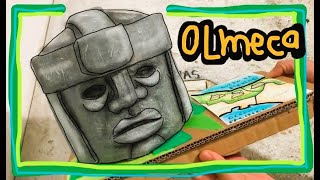 Cabeza Olmeca Maqueta