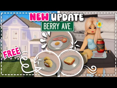 NEW BERRY AVENUE **UPDATE 36** NEW HOUSES, NEW MAKEUP TOOLS, NEW RECIPES & MORE 😯🤩