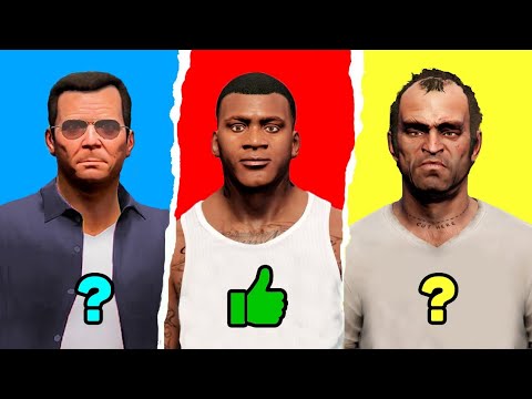 ¿Que protagonista es el mejor de GTA 5? Franklin, Michael o Trevor?