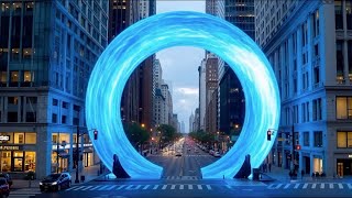 Star Gate On The City Street