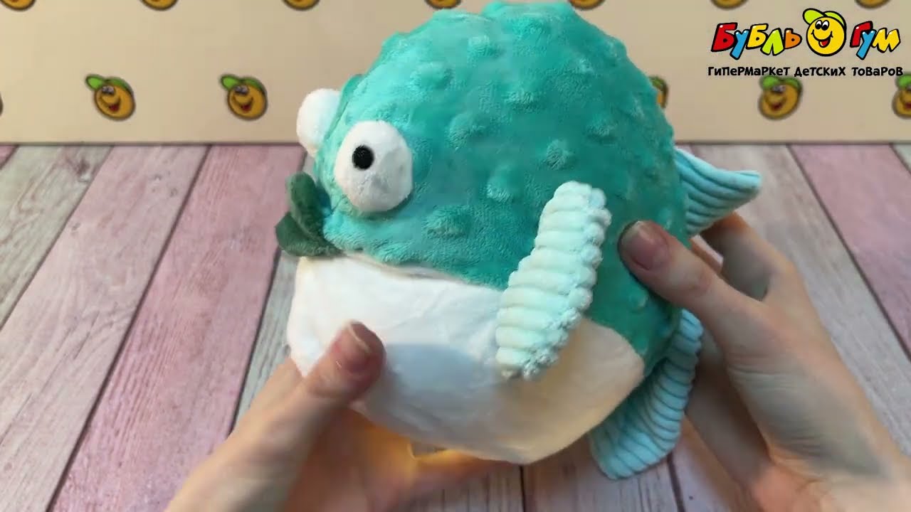 Игрушка-ночник Lanson Toys Рыбка со светом и звуком с 0мес - видео Игрушка-ночник Lanson Toys Рыбка со светом и звуком с 0мес - видео