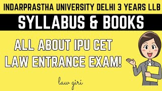 IP University 3 years LLB Syllabus 2025|ggsipu law college|IPU CET 3 years LLB Preparation