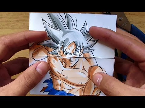 TUTORIAL Transformaciones de Goku | TARJETA SIN FIN DIY